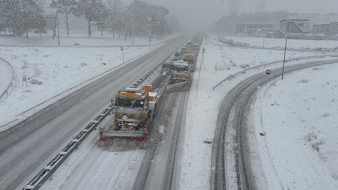 国道9号道路維持工事の写真