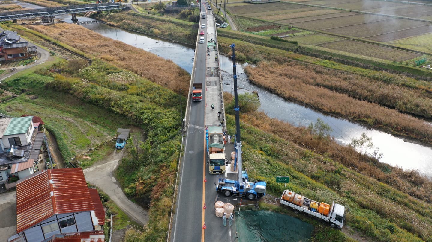国道9号三俣大橋他補修工事の写真